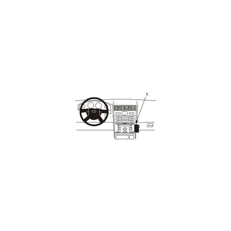 Brodit ProClip Angled Mount Low Ford Mondeo 04-07 Brodit ProClip Angled Mount Low Ford Mondeo 04-07
