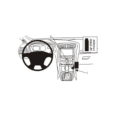 BRODIT ProClip Angled Mount Ford Mondeo 15-18