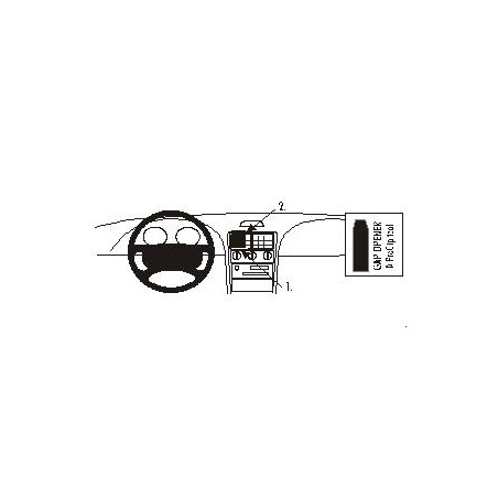 Brodit ProClip Center Mount Ford Mustang 95-04