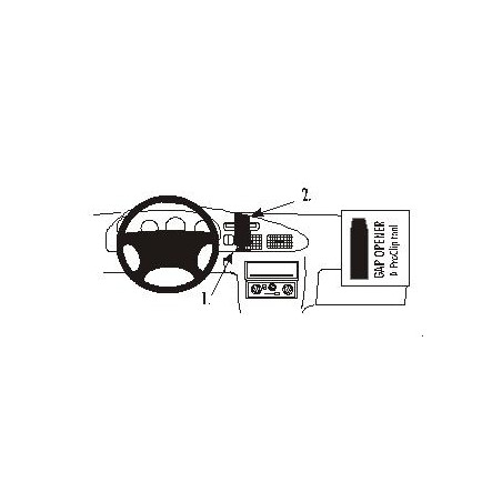 BRODIT ProClip Center mount Ford Ranger/Mazda B-series 99-07