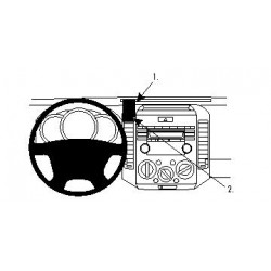 BRODIT ProClip Center mount Ford Ranger/Mazda BT 50 07-12