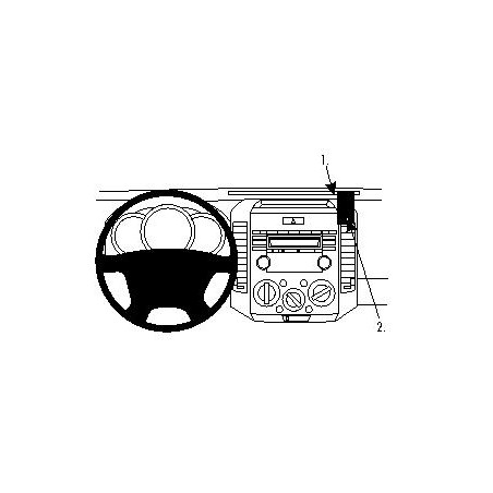 BRODIT ProClip Angled mount Ford Ranger/Mazda BT 50 07-12