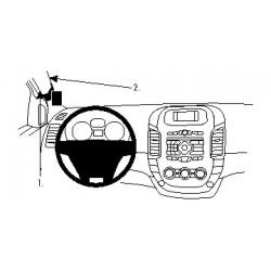 BRODIT ProClip Left mount Ford Ranger 12-15