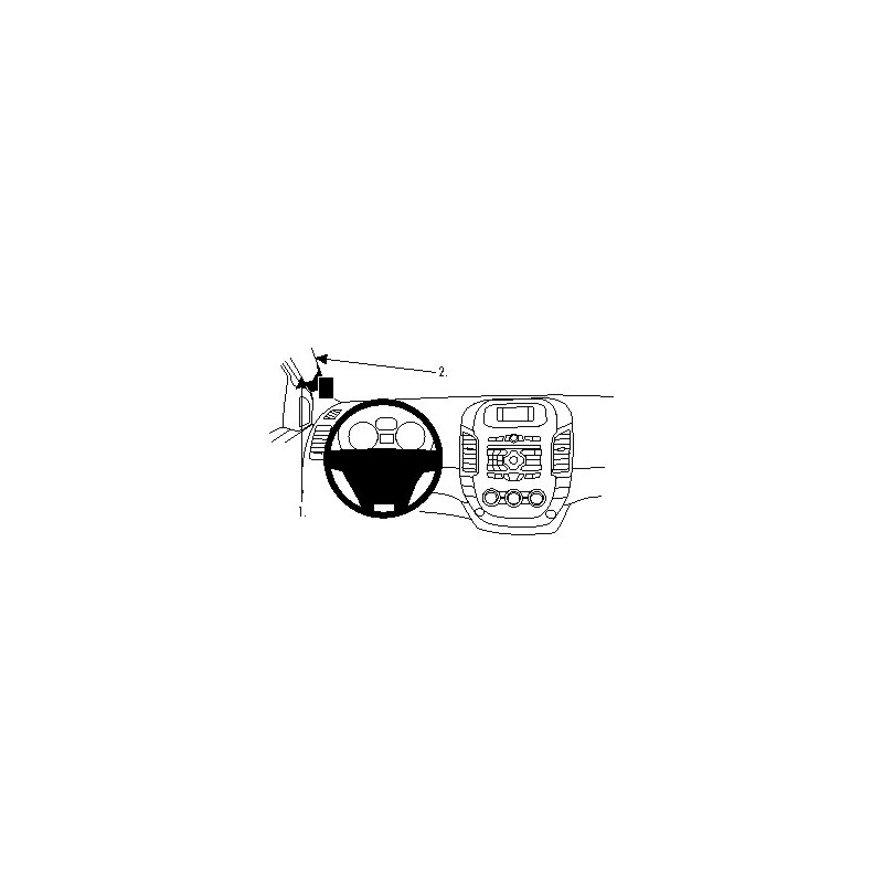 BRODIT ProClip Left mount Ford Ranger 12-15 BRODIT ProClip Left mount Ford Ranger 12-15