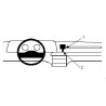 Brodit ProClip Angled Mount high Ford Scorpio 86-91
