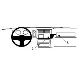 Brodit ProClip Angled Mount Ford Sierra 92-04