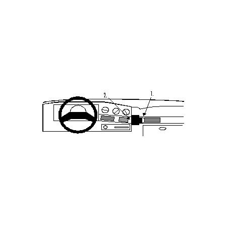 Brodit ProClip Angled Mount Ford Taurus 89-90