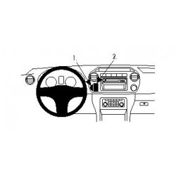 Brodit ProClip Center Mount VW Amarok 11-16
