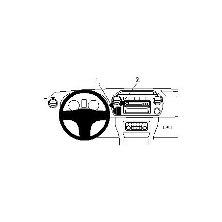 Brodit ProClip Center Mount VW Amarok 11-16