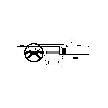 Brodit ProClip Angled Mount VW Caddy 86-94