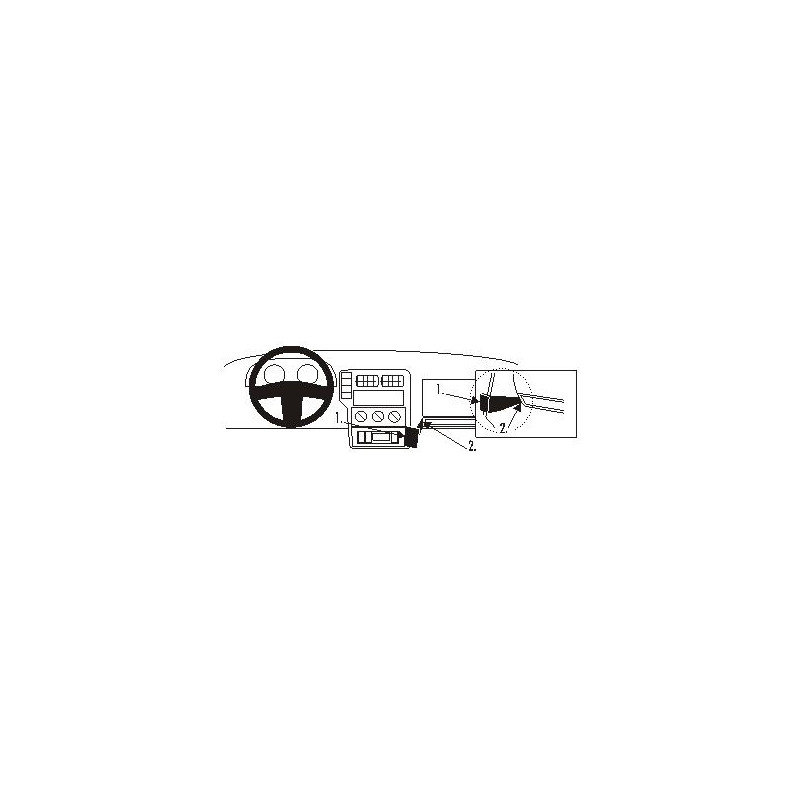 Brodit ProClip Angled Mount VW Caddy Van/Combi 01-05