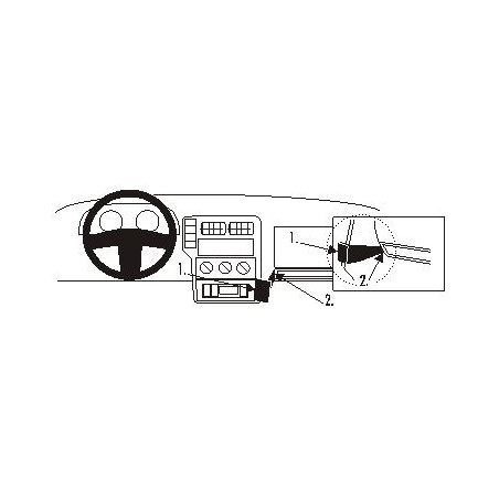 Brodit ProClip Angled Mount VW Caddy Van/Combi 01-05