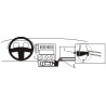 Brodit ProClip Angled Mount VW Caddy Van/Combi 01-05