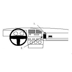 Brodit ProClip Angled Mount VW Corrado/Passat 88-93