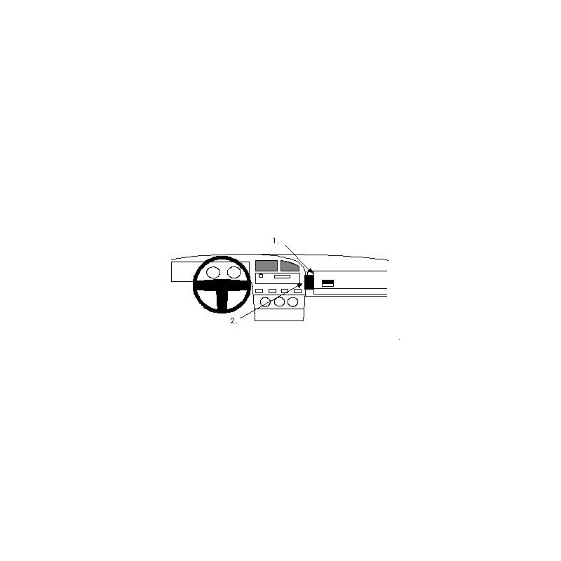 Brodit ProClip Angled Mount VW Corrado/Passat 88-93 Brodit ProClip Angled Mount VW Corrado/Passat 88-93