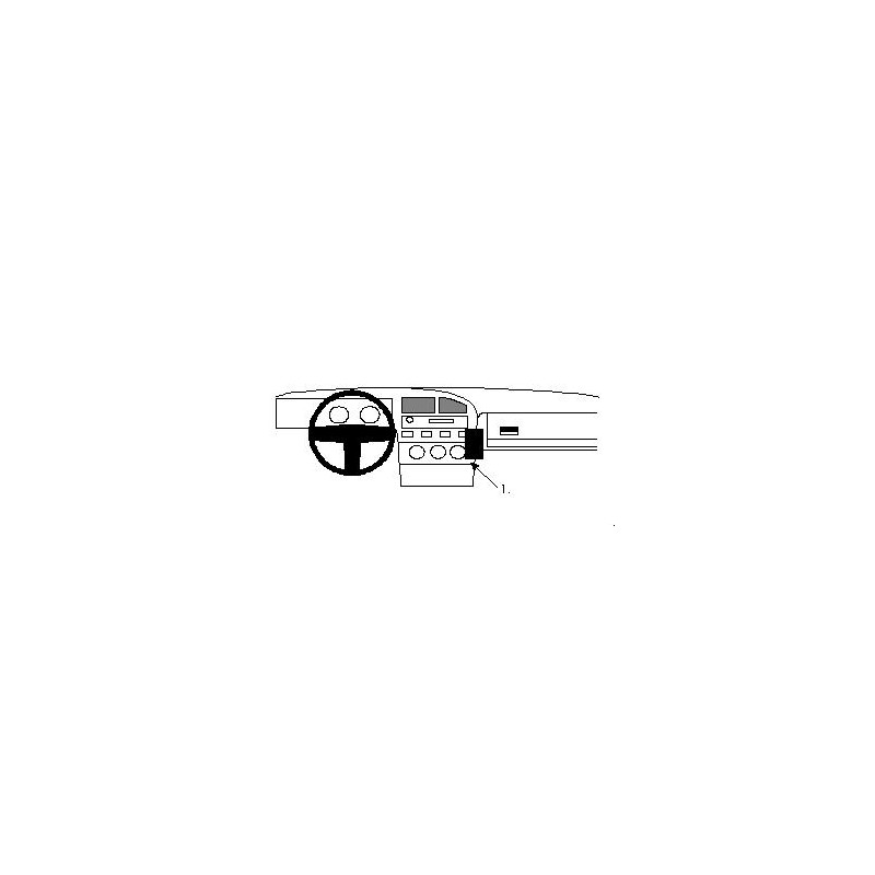 Brodit ProClip Angled Mount VW Corrado/Passat 88-93 Brodit ProClip Angled Mount VW Corrado/Passat 88-93
