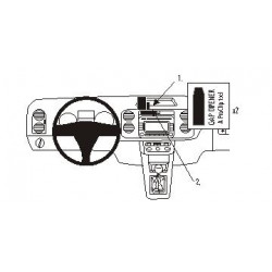 Brodit ProClip Center Mount High VW Golf Plus 05-14