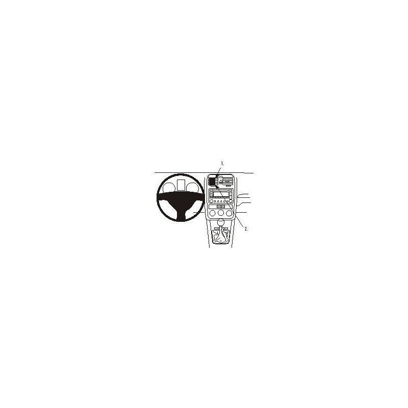 Brodit ProClip Center Mnt VW Golf V/Variant 07-09/Jetta 06-10 Brodit ProClip Center Mnt VW Golf V/Variant 07-09/Jetta 06-10