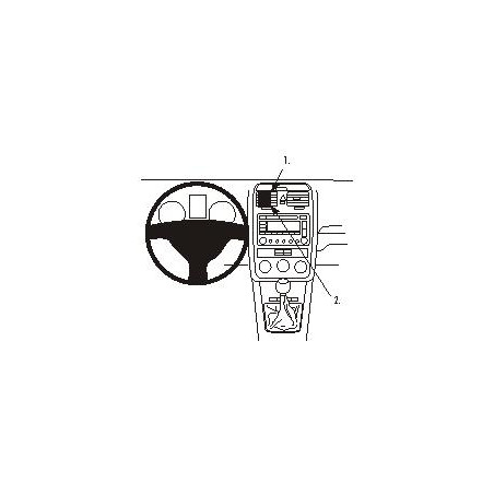 Brodit ProClip Center Mnt VW Golf V/Variant 07-09/Jetta 06-10