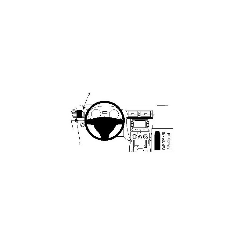 Brodit ProClip Left Mount VW Jetta 11-18