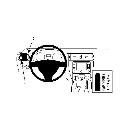 Brodit ProClip Left Mount VW Jetta 11-18