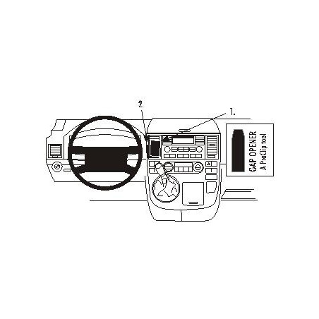 Brodit ProClip Center Mount VW Multivan 03-09