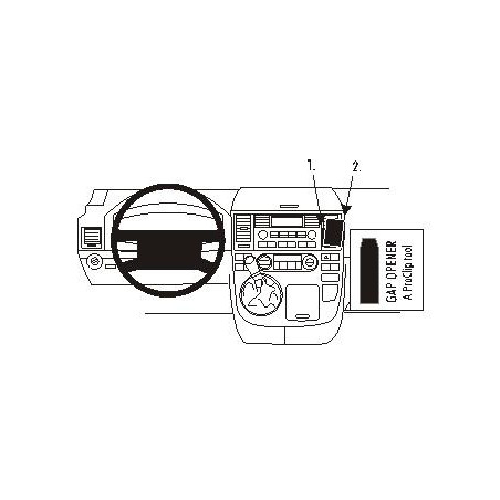 Brodit ProClip Angled Mount VW Multivan 2003-2009