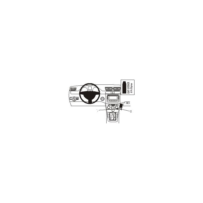Brodit ProClip Angled Mount VW Passat Multi Model 05-17 Brodit ProClip Angled Mount VW Passat Multi Model 05-17