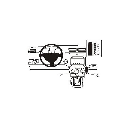 Brodit ProClip Angled Mount VW Passat Multi Model 05-17