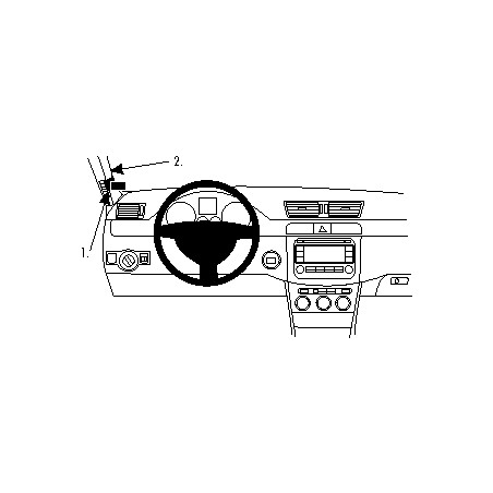 Brodit ProClip Left Mount VW Passat/Passat Alltrack 12-15