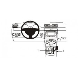 Brodit ProClip Console Mount VW Passat Multi Model 05-17