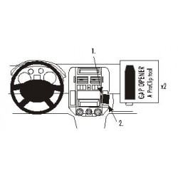 Brodit ProClip Angled Mount VW Polo 2002-2009