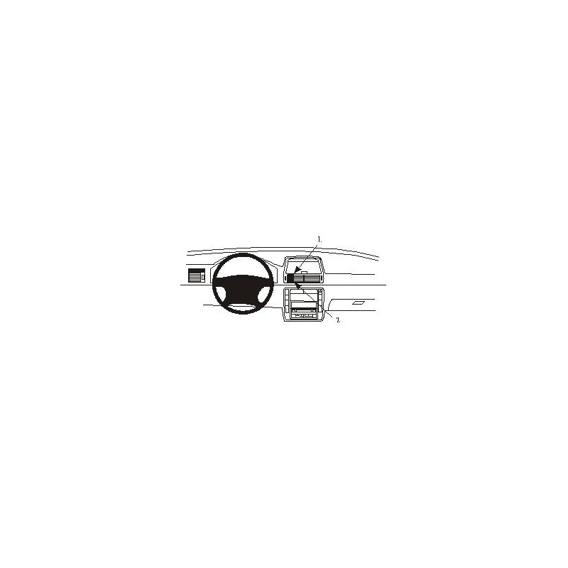 Brodit ProClip Center Mount Seat Alhambra/VW Sharan 01-10 Brodit ProClip Center Mount Seat Alhambra/VW Sharan 01-10