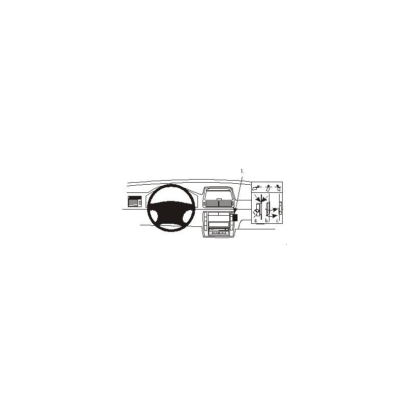 Brodit ProClip Angled Mount Seat Alhambra/VW Sharan 01-10 Brodit ProClip Angled Mount Seat Alhambra/VW Sharan 01-10