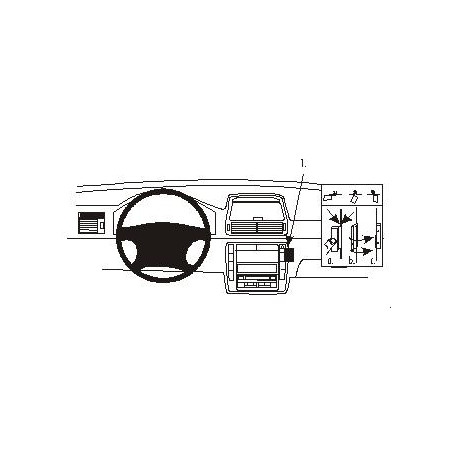 Brodit ProClip Angled Mount Seat Alhambra/VW Sharan 01-10