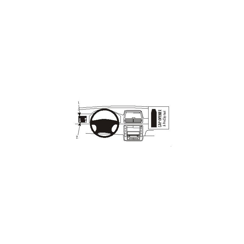 Brodit ProClip Left Mount VW Sharan 01-10 Brodit ProClip Left Mount VW Sharan 01-10