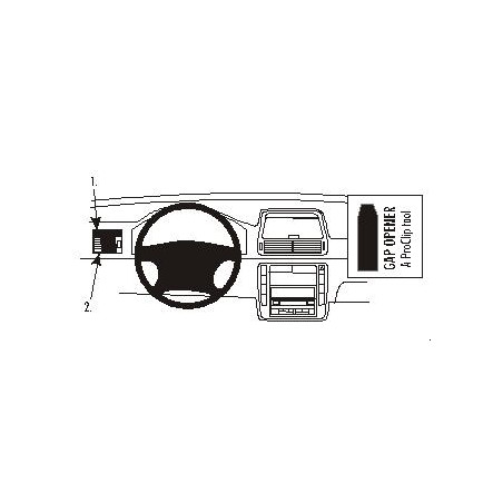 Brodit ProClip Left Mount VW Sharan 01-10