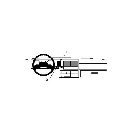 Brodit ProClip Center Mnt VW T4 Transporter/Pickup 91-95