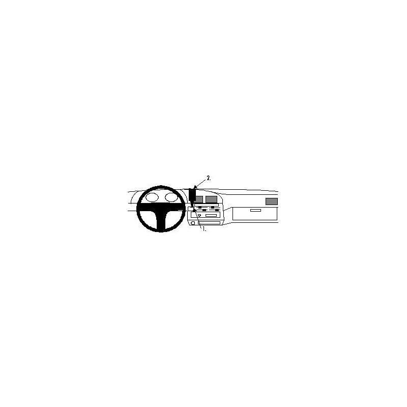 Brodit ProClip Center Mount Toyota/VW Multi Model 89-97