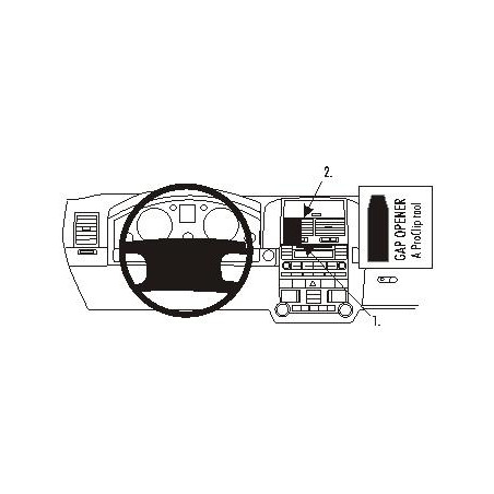 Brodit ProClip Center Mount VW Touareg 2003-2009