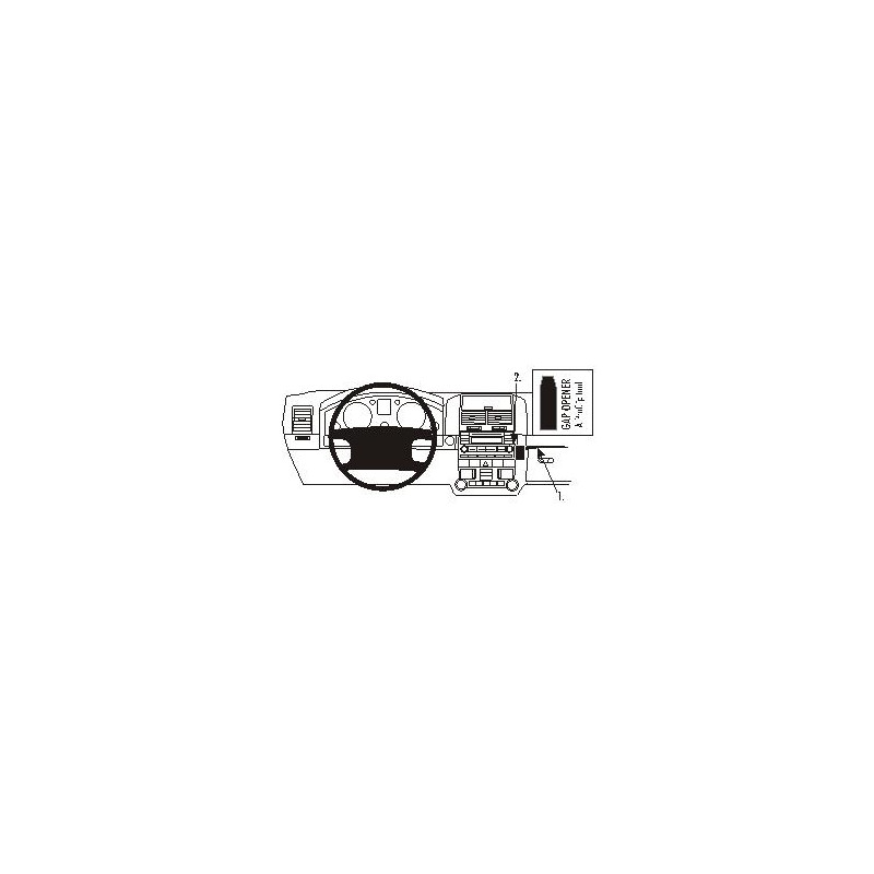 Brodit ProClip Angled Mount VW Touareg 2003-2009 Brodit ProClip Angled Mount VW Touareg 2003-2009