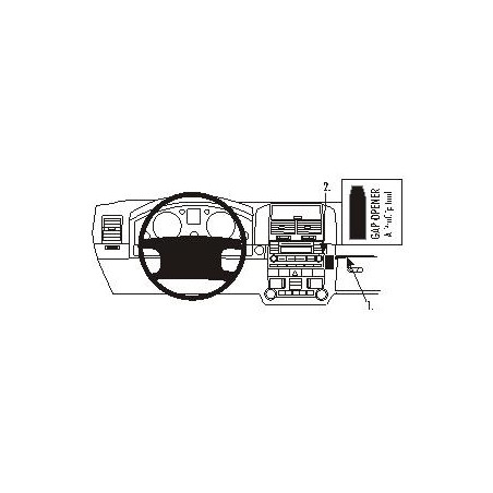 Brodit ProClip Angled Mount VW Touareg 2003-2009