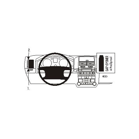 Brodit ProClip Left Mount VW Touareg 2003-2009