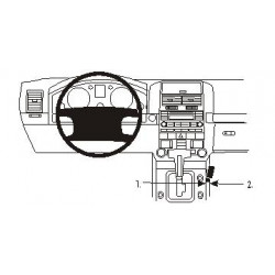 Brodit ProClip Console Mount VW Touareg 2003-2009