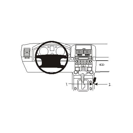 Brodit ProClip Console Mount VW Touareg 2003-2009