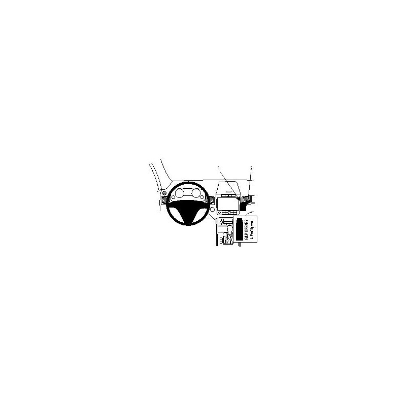 Brodit ProClip Angled Mount VW Touareg 2011-2018 Brodit ProClip Angled Mount VW Touareg 2011-2018