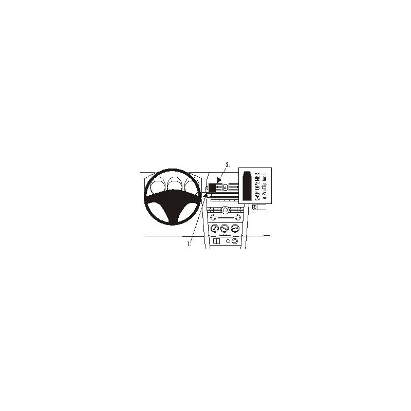 Brodit ProClip Center Mount Mazda 3 2004-2009 Brodit ProClip Center Mount Mazda 3 2004-2009