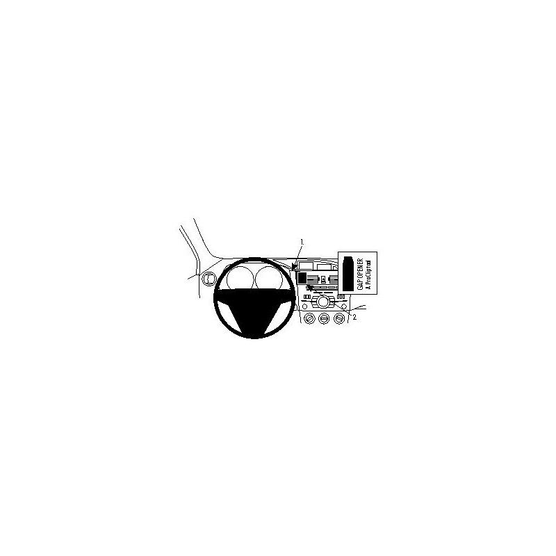 Brodit ProClip Center Mount Mazda 3 2010-2013 Brodit ProClip Center Mount Mazda 3 2010-2013