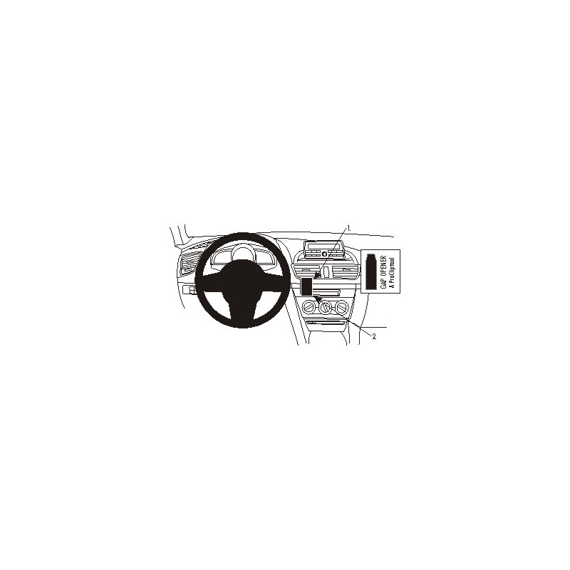 Brodit Proclip Center Mount Mazda 3 2014-2018 Brodit Proclip Center Mount Mazda 3 2014-2018