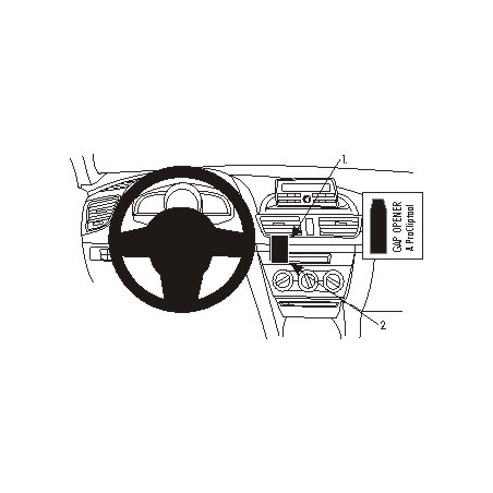 Brodit Proclip Center Mount Mazda 3 2014-2018